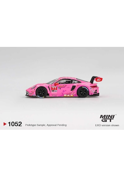 Mini Gt 1052 1/64 Porsche 911 Gt3 R Ao Racing 2024 Imsa Road Amerıca