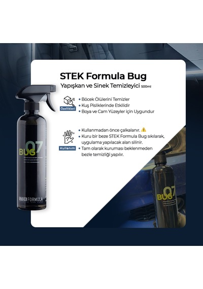 Stek Formula Bug- Yapışkan ve Sinek Temizleyici 500ml