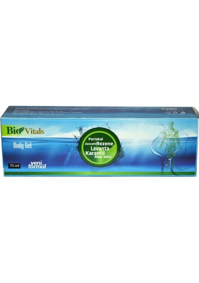 Bio Vitals Body Gel Portakal Zencefil Rezene Aloe Vera Jeli 75 ML