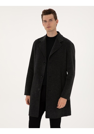 Pierre Cardin Erkek Antrasit Kaban 50315759-vr006