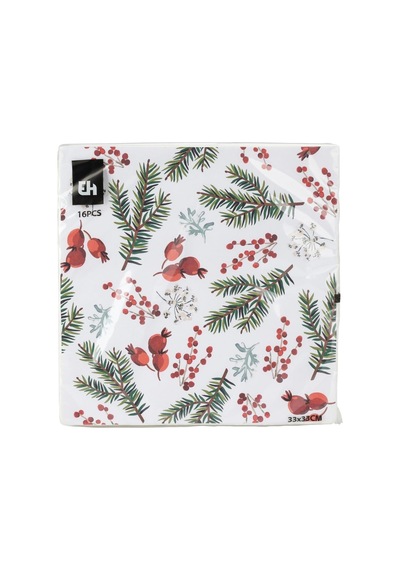 Boyner Evde Kağıt Peçete 33x33cm 16 Adet 3 Desen, 5003097272