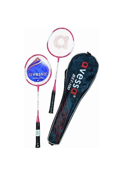 Avessa Bst-100k Badmington Raket Set Kırmızı