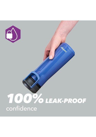 Contigo Jackson Autopop Soğuk Su Termosu 590 Ml Mavi Sku: Smg8690010209955 Açık