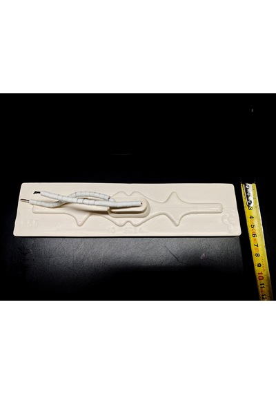 Sern 245x60mm 650w 230v Beyaz Fsf Model Düz İnfrared Seramik Isıtıcı Rezistans 1 Adet
