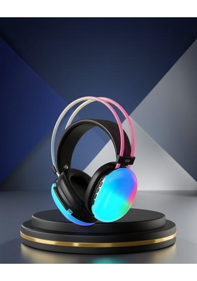 Kablosuz Gaming Kulaklık - Rgb Işık Ve Uzun Pil Ömrü