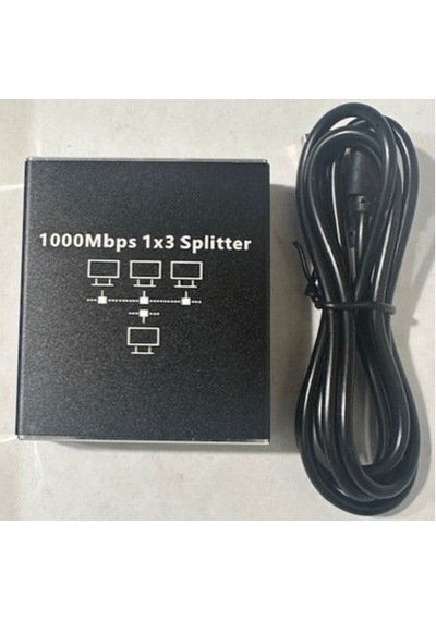 3 Port Ethernet Çoğaltıcı 10 100 1000 Gigabit Ethernet Çoğaltıcı