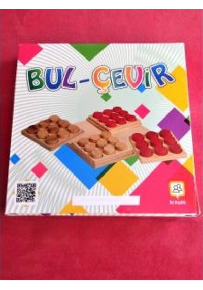 Bul-Çevir Oyunu Ahşap