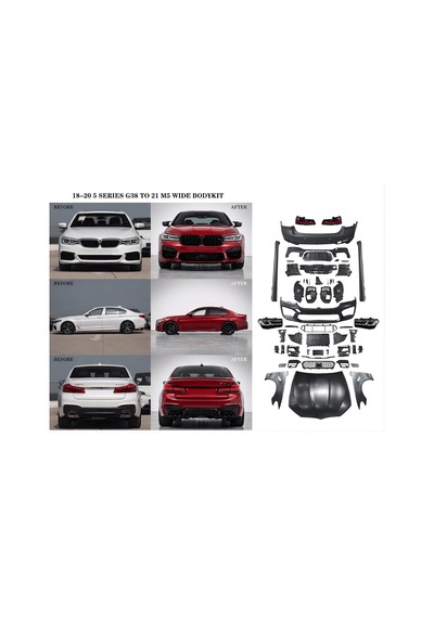 Bmw 5 Serisi G30/g38 2018-2020 Uyumlu 2021 M5 G30/g38 Yükseltme Body Kit Makyajlama Seti-hazır Stok