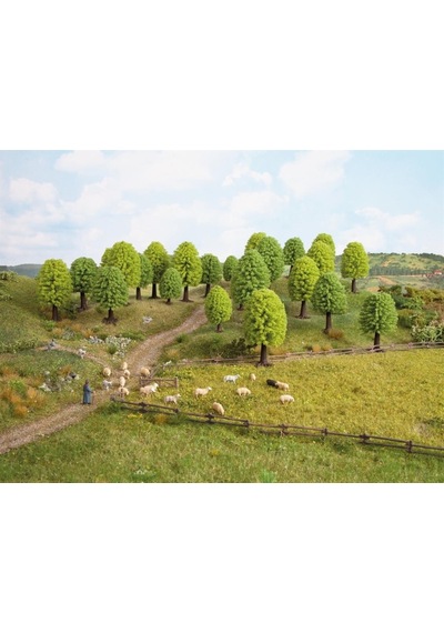 Noch 26801 Yapraklı Ağaçlar, 25 Adet, -9 Cm. Diorama Malzemesi