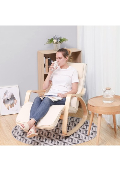Huş Ağacı Sallanan Sandalye, 5 Kademede Ayarlanabilen Ayak Desteği, Pamuk Kılıf, 150 Kg Taşıma Kapasitesi, Oturm Çok Renkli Huş Ağacı Sallanan Sandalye, 5 Kademede Ayarlanabilen Ayak Desteği, Pamuk Kılıf, 150 Kg Taşıma Kapasitesi, Oturm Çok Renkli