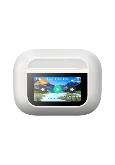 Btk-zr76 Anc Özellikli Dokunmatik Lcd Ekranlı Tws Kulak İçi Bluetooth V5.4 Kulaklık