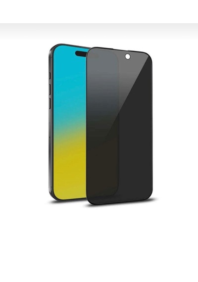 Iphone 15 Uyumlu Hayalet Ekran Koruyucu Tam Kapatan Gizli Temperli Cam