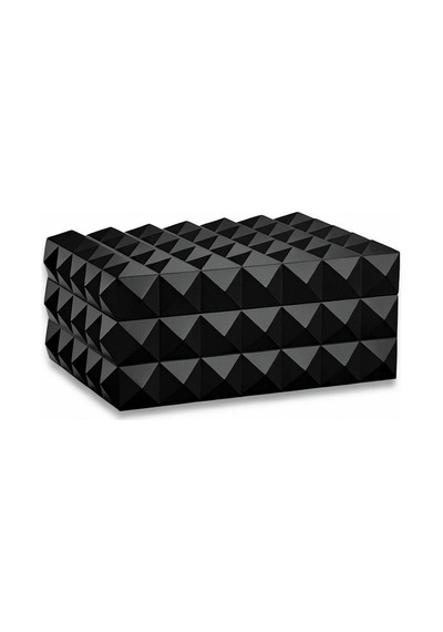 Quasar Design Humidor Puro Kutusu Mat Siyah 80's
