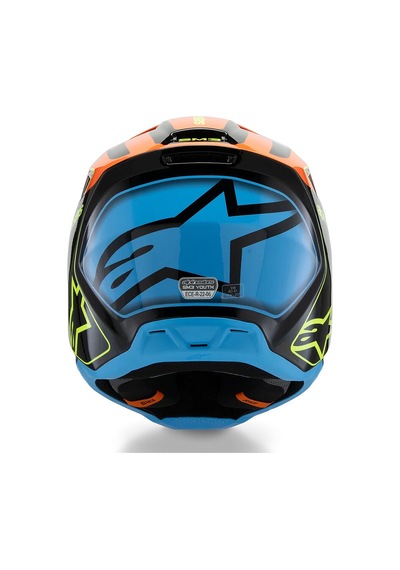 Alpinestars Sm3 Fray Off-road Motosiklet Kaskı Siyah Mavi Oranj Siyah / Mavi / Oranj
