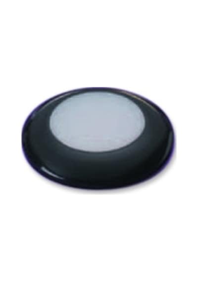 Tavan Lambası Kırmızı Ledli 12V Siyah 80Mm Kırmızı - Siyah