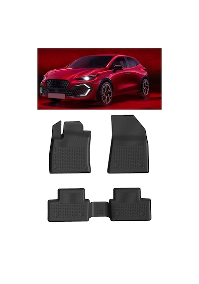 Sahler Renault Clio 6 2026 Ve Sonrası 4.5d Havuzlu Paspas Siyah