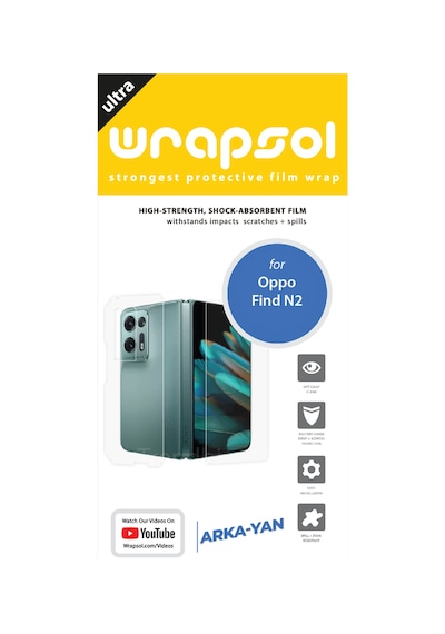 Oppo Find N2 Arka Ve Yan Koruyucu Poliüretan Film