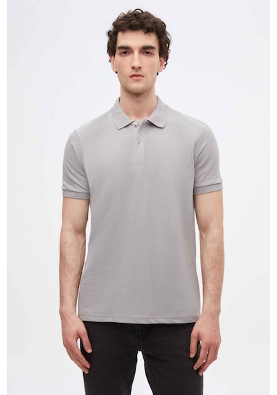 D's Damat Ds Damat Regular Fit Gri Pike Dokulu %100 Pamuk Kıvrılmaz Polo Yaka Nakışlı T-Shirt 4HC14ORT51000 Gri D's Damat Ds Damat Regular Fit Gri Pike Dokulu %100 Pamuk Kıvrılmaz Polo Yaka Nakışlı T-Shirt 4HC14ORT51000 Gri