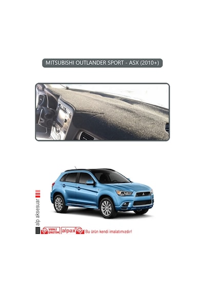 Mıtsubıshı Outlander Sport/asx 2010+torpido Koruma Halısı Gri Kenar