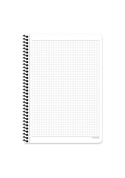 Kareli A4 80 Yaprak Plastik Kapak Telli Defter College Keskin Color Yeşil