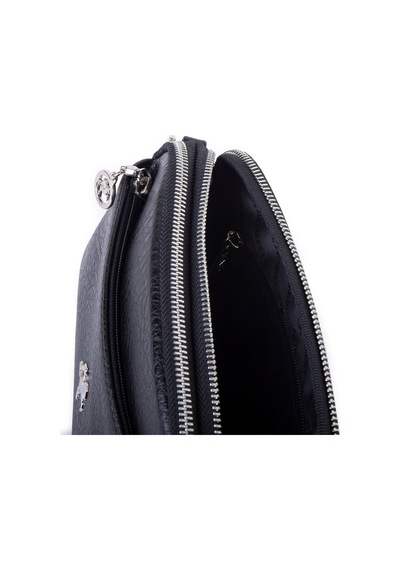 Nas Bag Kadın Günlük Sade Şık Çok Gözlü Çapraz Çanta 23x14 Cm Siyah Victoria
