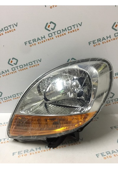 Renault Kangoo 2003-2008 Sarı Sinyalli Sol Ön Far Ayfar