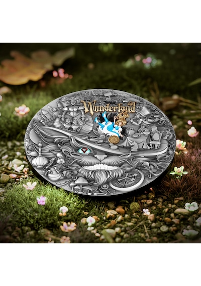 Agakulche Alice Harikalar Diyarı Gümüş Sikke Coin
