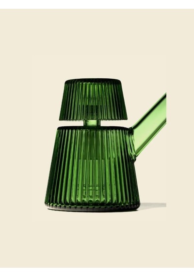 Nwtn Home Deco Bubbler Emerald Yeşil El Yapımı Borosilikat Cam Su Piposu