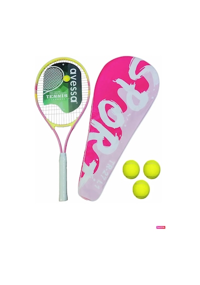 Avessa Tr-27 Tenis Raket Set Her Yaş İçin Uygun Pembe + 3 Top