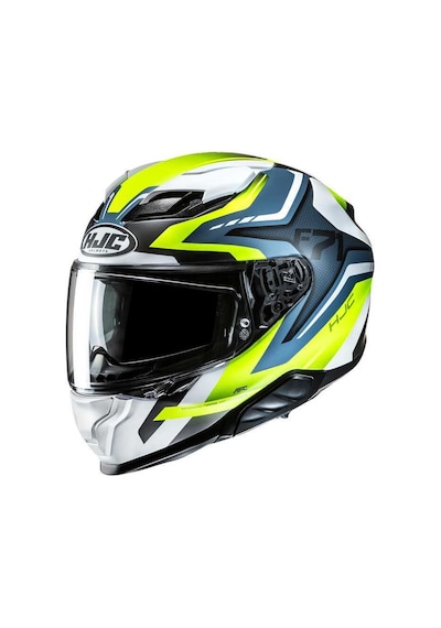 Hjc F71 Fes Mc3hsf Kapalı Motosiklet Kaskı Beyaz - Mavi - Sarı