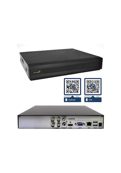 Nextcam Kayıt Cihazı Ahd Dvr 4 Kanal 5mp 1080p H265 Hibrit Nextcam Ye-hd4750