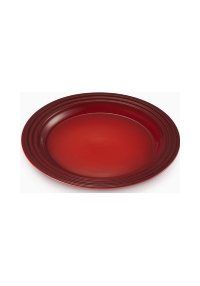 Le Creuset Renkli Dayanıklı Tasarım Seramik Kahvaltı Tabağı 22 Cm Kırmızı