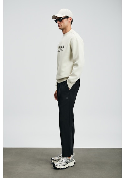 Lufian Oracle Erkek Sweatshirt Kırık Beyaz Kırık Beyaz 112030178100510 Beyaz
