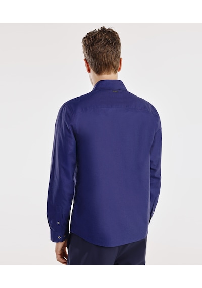 Yargıcı Regular Fit Oxford Gömlek 25yegm6002x 021 Mavi