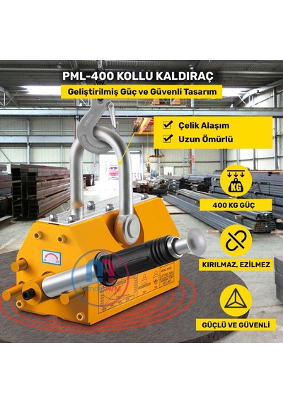 Pml-400 Manyetik Kaldıraç - 400 Kg Güç