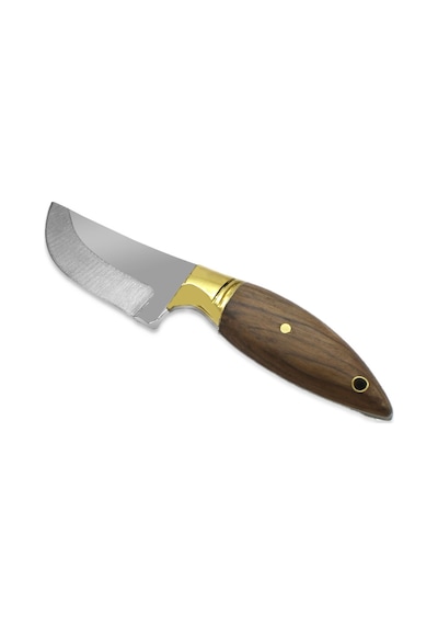 Özel Kutulu Kök Ceviz Ağacı Kabzalı Mini Barınlı Kişiye Özel İsim Yazılı 4116 Çelik Avcı/kamp Bıçağı Çok Renkli