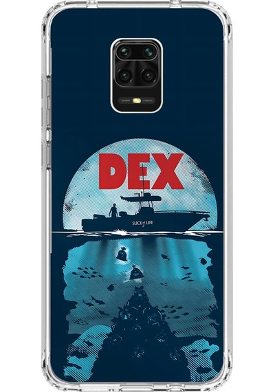 Xiaomi Redmi Note 9 Pro Uyumlu Şeffaf Kılıf Dexter Tasarımlı