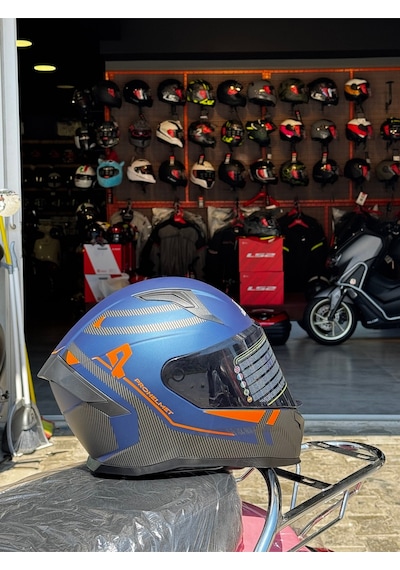 Mts Fullface Kask Ece2206 Sertifikalı Güneş Vizörlü Açık Beyaz