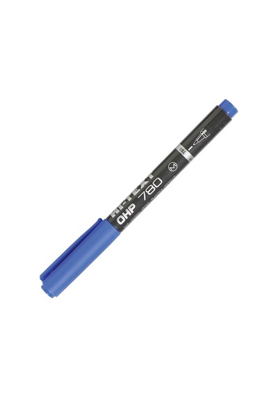 Hi-text Asetat Kalemi Permanent M Seri Mavi 780 Çok Renkli