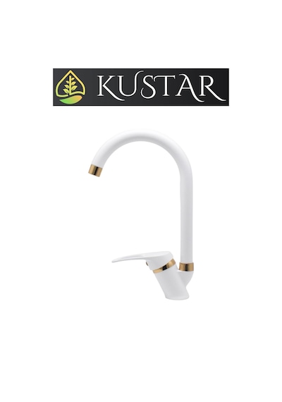 Kustar Cambridge Gold Beyaz Mutfak Evye Bataryası