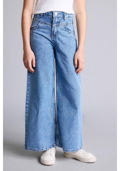 Defacto Wıde Leg Jean Pantolon Kız Çocuk H0683a826smnm28 Mavi-nm28