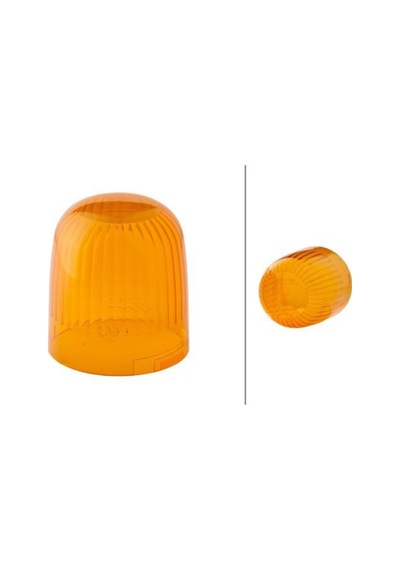 Halojen-döner Ikaz Lambası - 24v - Amber - Montaj/vidalanmış - Soket Modeli: Yassı Soket - Miktar: 1 Beacon 2rl 007 550-011