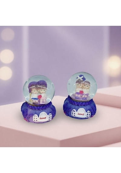 Toptan Işıklı Mini Boy Kar Küresi