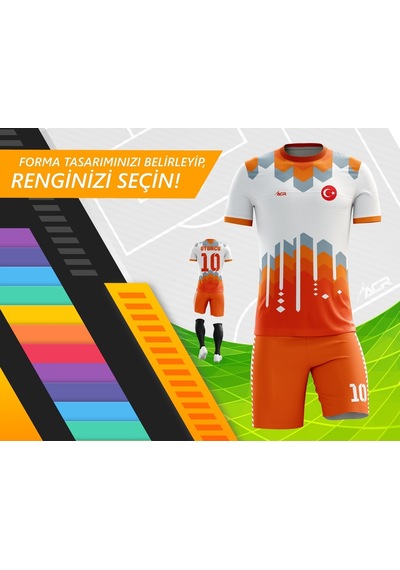 Acr Giyim Kişiye Özel Futbol Forması - Dizayn : Limit