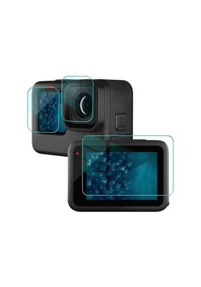 Gopro Hero 9/10/11/12 İle Uyumlu Ekran Koruyucu Uyumlu 9h Nano