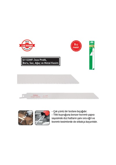 Tomax Tilki Kuyruğu 225 Mm Çok Amaçlı S1122hf 5 Adet