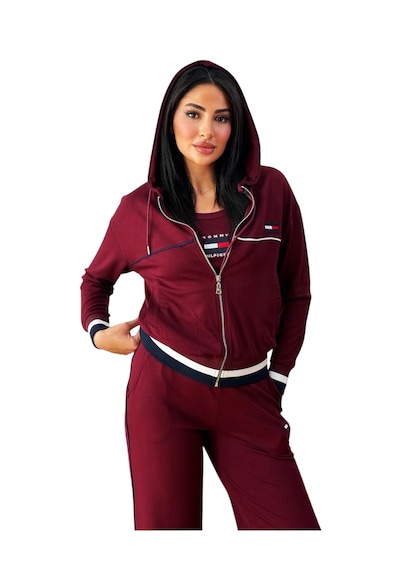 Tommy Hilfiger Bayan 3 "lü Eşofman Takımı Set Bordo