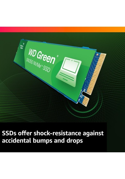 Ayrex Wd Green Sn350 500 Gb M.2 Nvme Ssd, 2.400 Mb/sn Okuma Hızı Ve 1.500 Mb/sn'ye Kadar Yazma Hızı