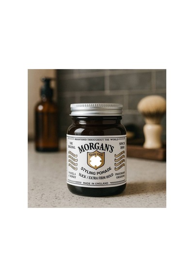 Morgan's Slick Extra Firm Hold - Extra Sert Tutucu Şekillendirici Pomad Silver Label 100gr
