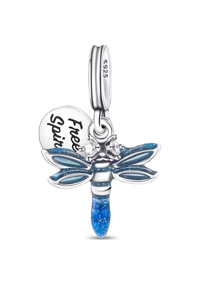 Yusufçuk Sallantılı Gümüş Charm